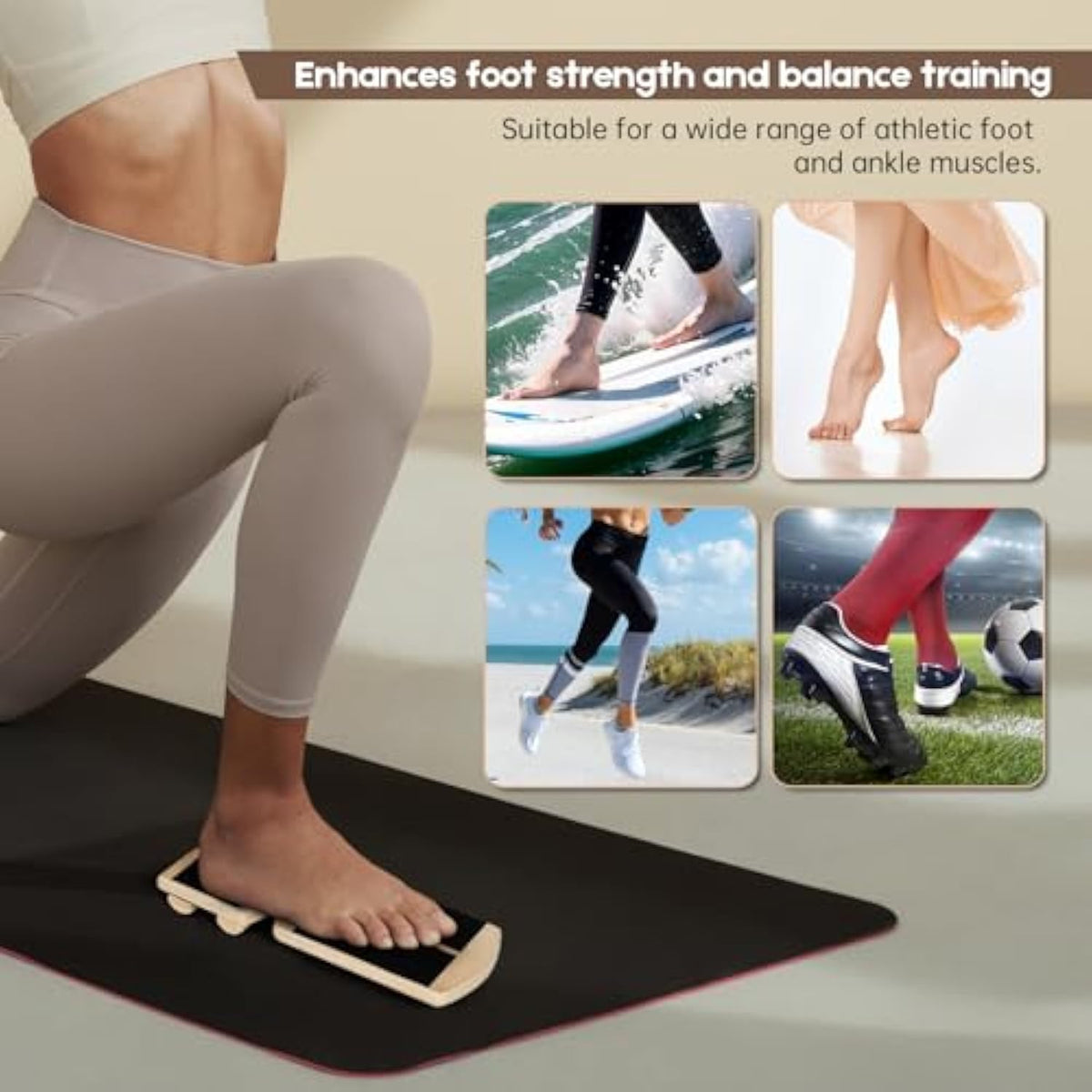 Ankle Balance Board-Plantar Fasciitis Relief