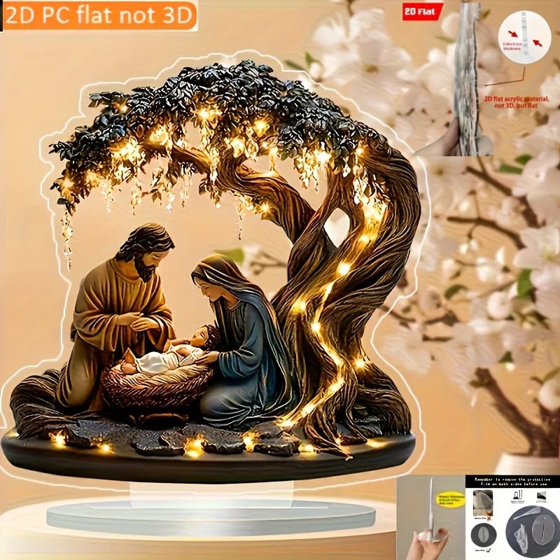 🔥 HOT SALE 🔥Buy 2 Get 1 Free🎄🎁Christmas Nativity Scene Decorative Figurine