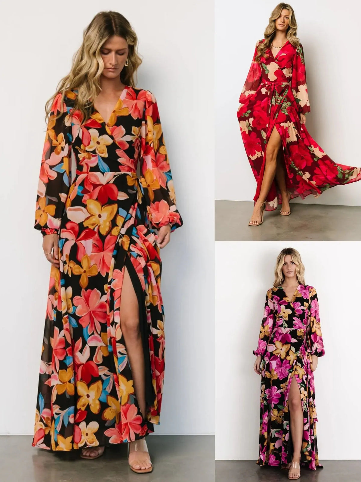 Katinka Wrap Maxi Dress