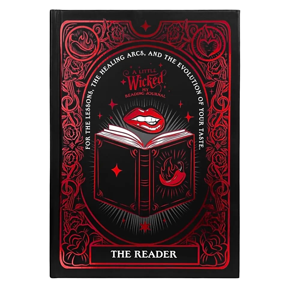 🔥Last Day 50% OFF - 🖤🌶️A Little Wicked Reading Journal📖