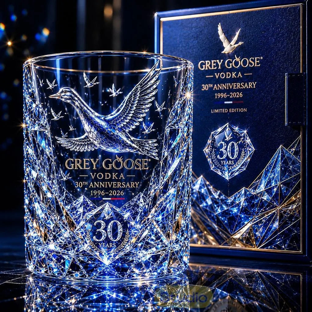 ⚡Hot Sales 49% OFF🔥Grey Goose 30 Years Limited Edition Whiskey Crystal Turbler