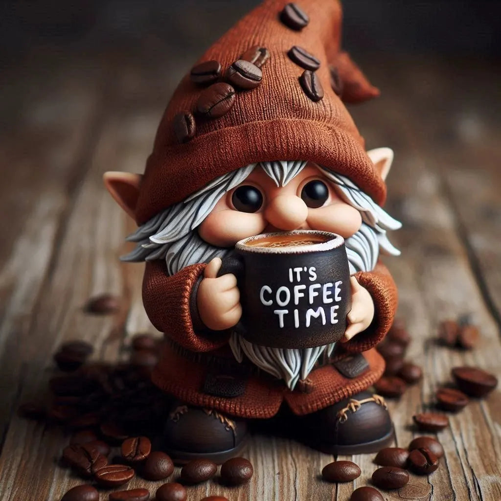 🔥Last 4 hours Sale: Save 50% -3D Coffee Time Gnome Ornaments