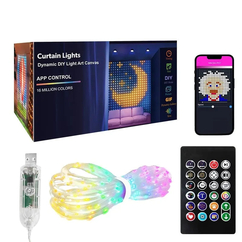 Smart Curtain Lights💡—Create atmosphere