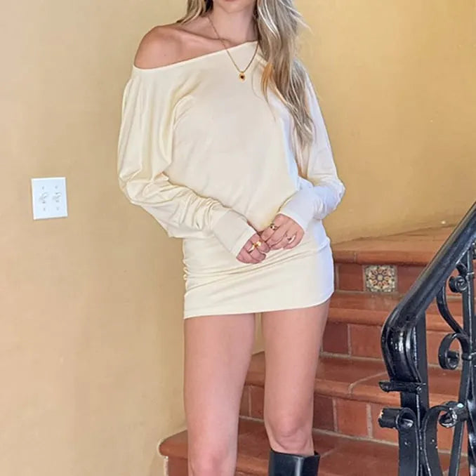 Luna Open Back Mini Dress