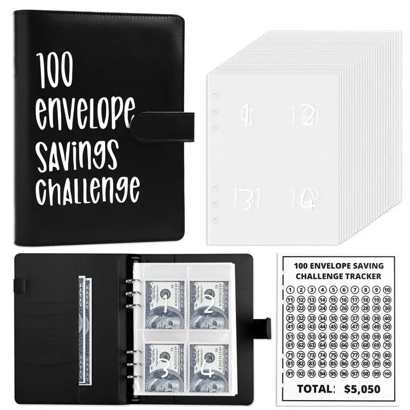 🔥Last 4 hours Sale: Save 50% -100 Envelopes Money Saving Challenge