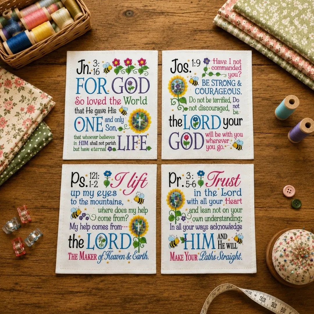 🔥Last Day 50% OFF - ✝️💐Uplifting Scripture Fabric Panels