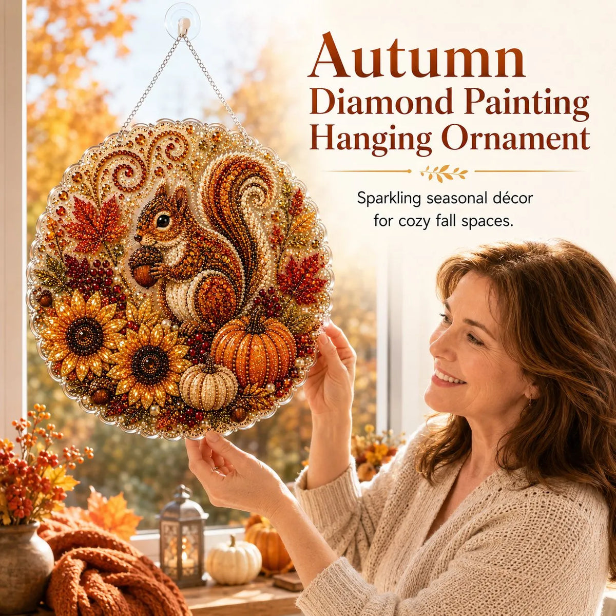 🔥Last Day 49% OFF - 🍂✨Autumn Diamond Painting Hanging Ornament(📦Buy 2 Free Shipping)