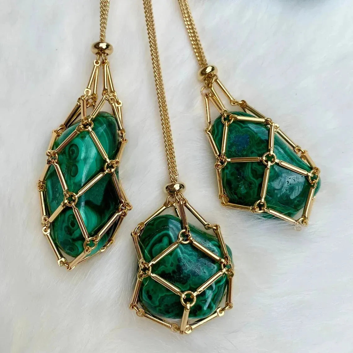 Crystal Stone Holder Necklace - Free (Crystal) Gift Included🎁