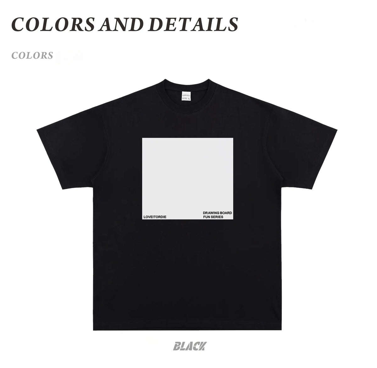 Glow-in-the-dark panels with short sleeves