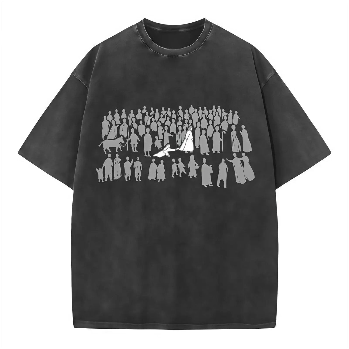 ✝️"By His Wounds We Are Healed" Christian T-Shirt – 🧵100% Cotton Short Sleeve Crew Neck👕 | Unisex Classic Fit Faith Casual Top✨