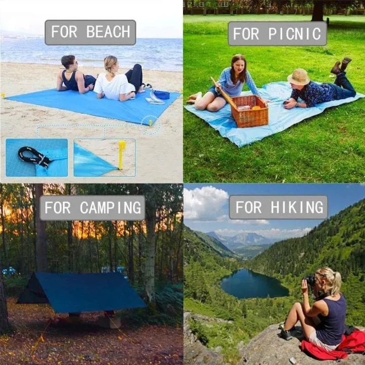 HOT SUMMER SALE-Sandproof Beach Blanket Lightweight