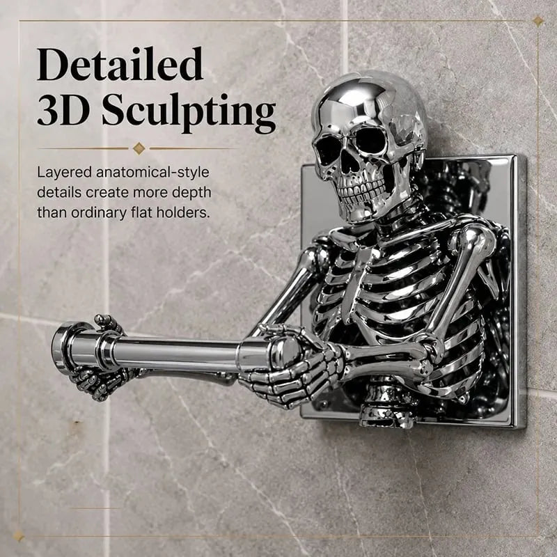 🎉 Skull Toilet Paper Holder(17*18cm)