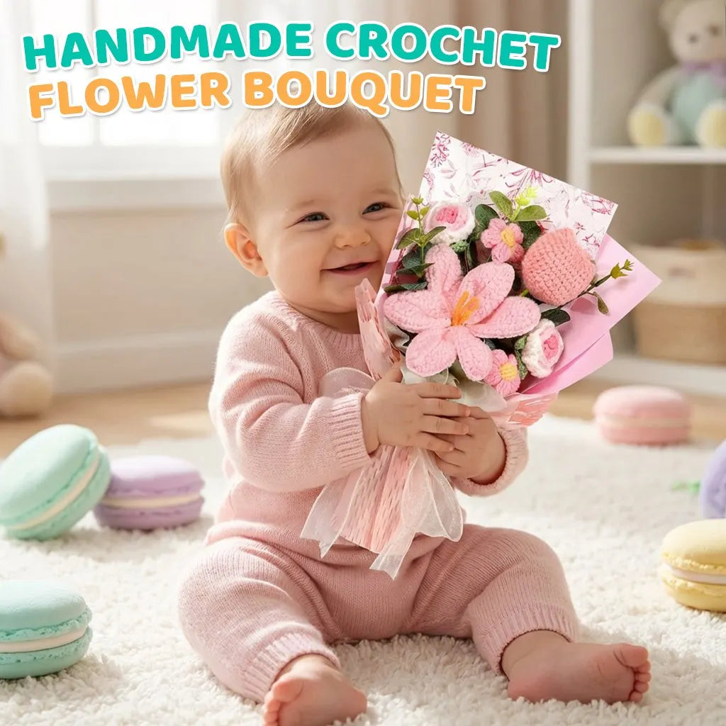 🔥Last Day 49% OFF - 🔥Handmade Crochet Flower Bouquet