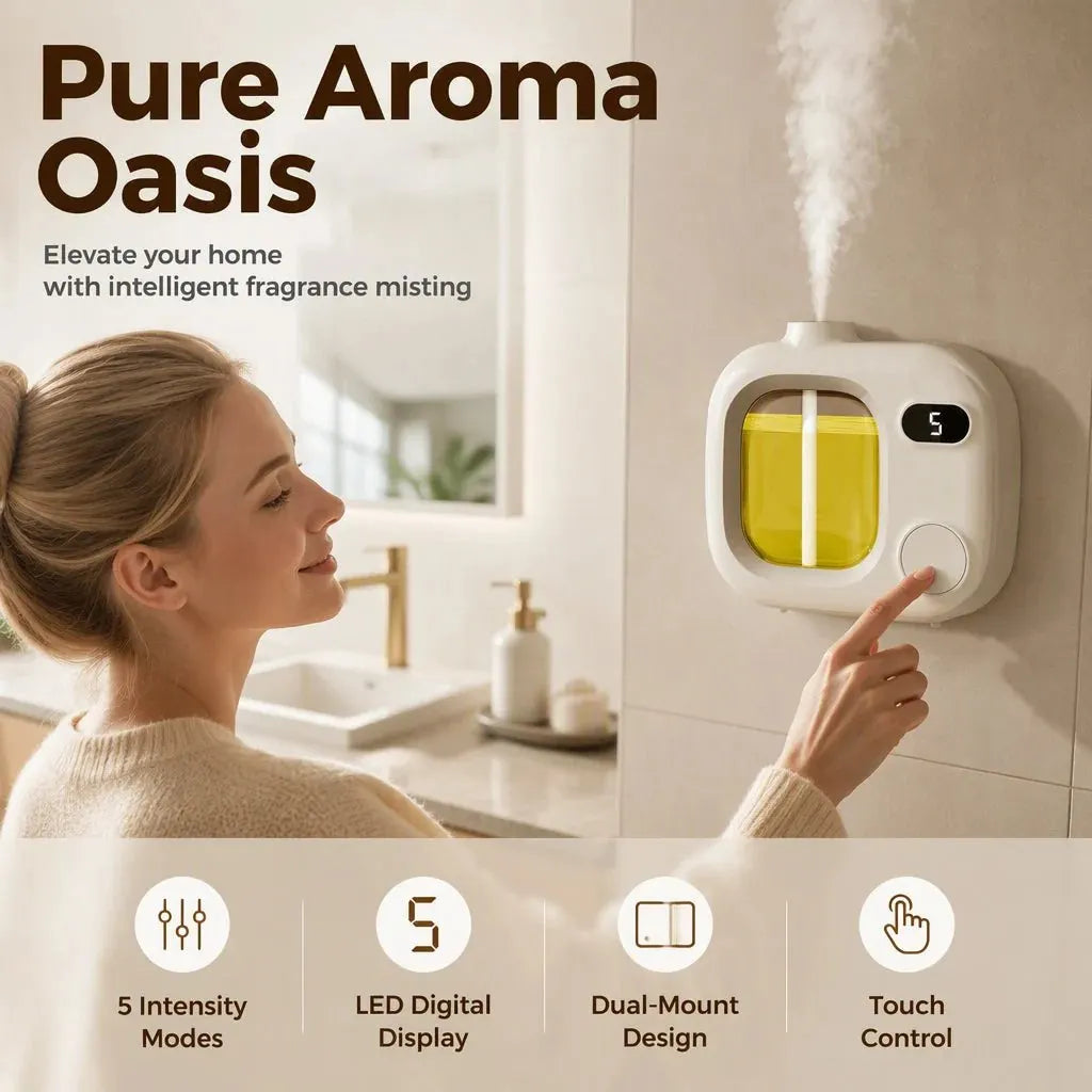 🎉💗LAST DAY SALE 50% OFF⚡50K+ SOLD💕Smart LED Aroma Diffuser with Mist Control