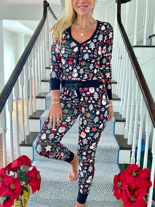 🎄Holiday Cheer Pajama Set (Buy 2 Sets Free Shipping)
