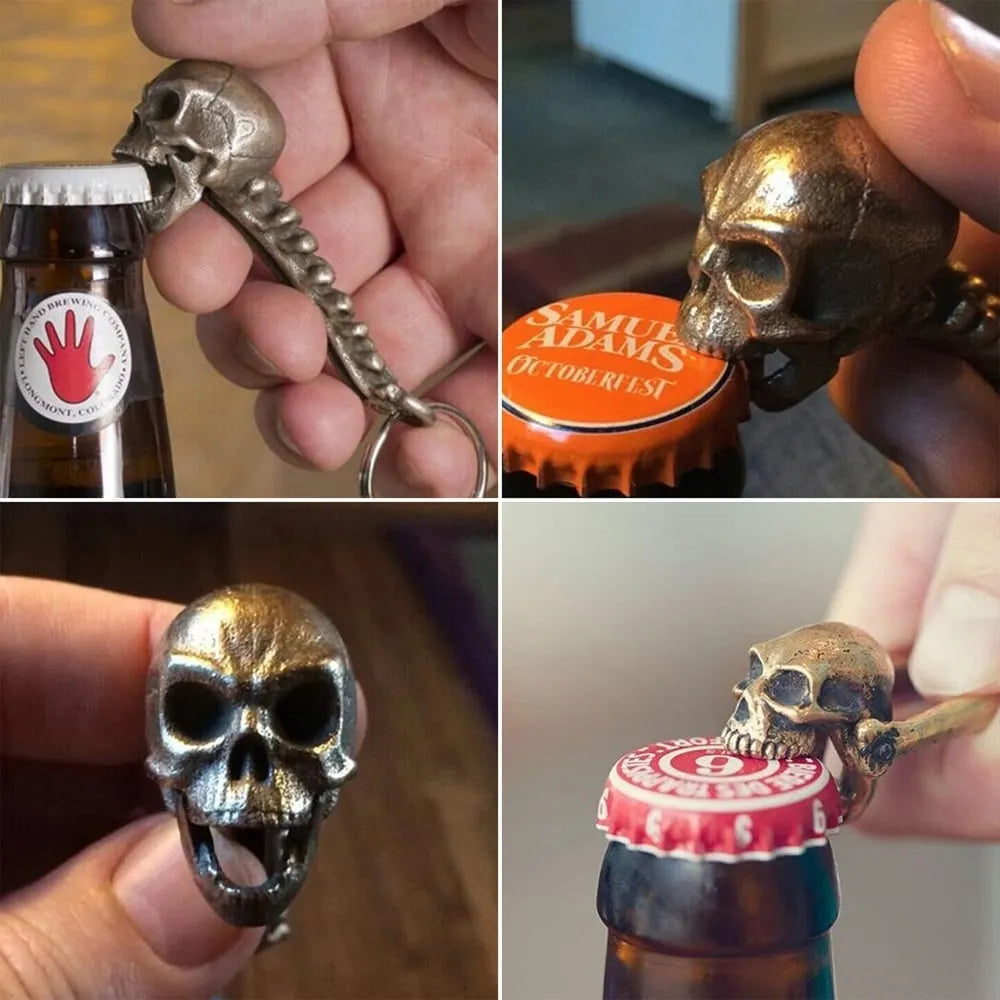 Creative Skull Head Shaped Bottle Can Opener