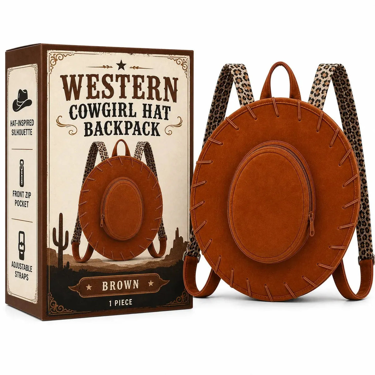🎉Western Cowgirl Hat Backpack
