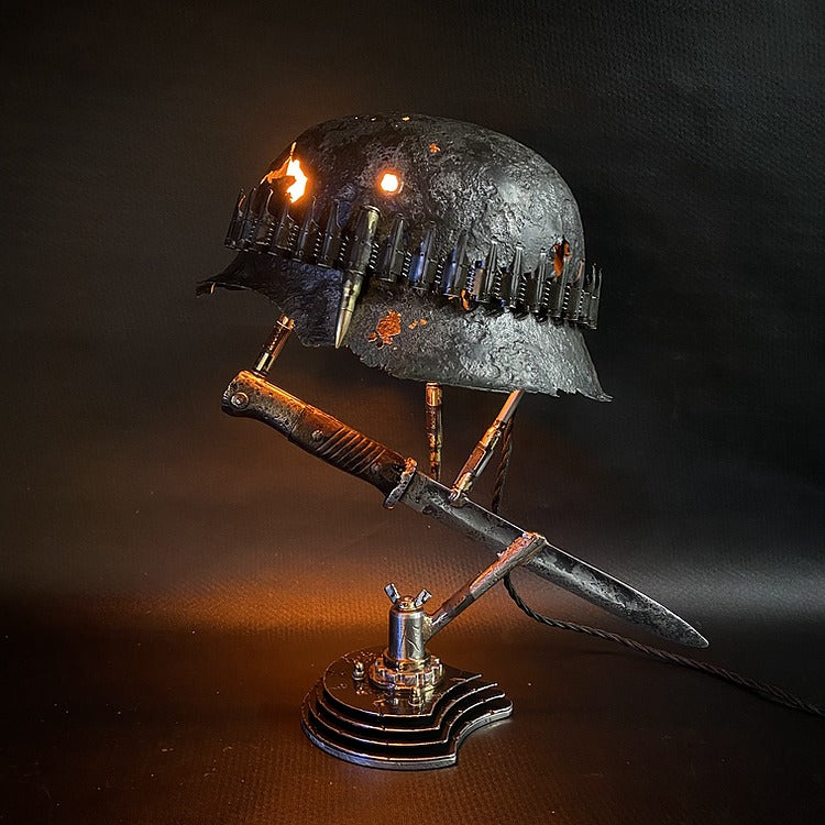War relic lamp Remembering that history