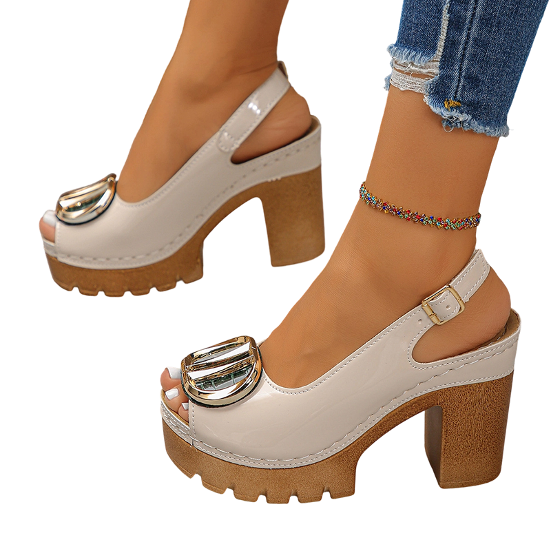 π‘ 50% OFF NOW! π₯ Elegant Peep-Toe Buckle Heeled Sandals β Chic Design, Comfortable Heel & Perfect for Any Occasion β¨