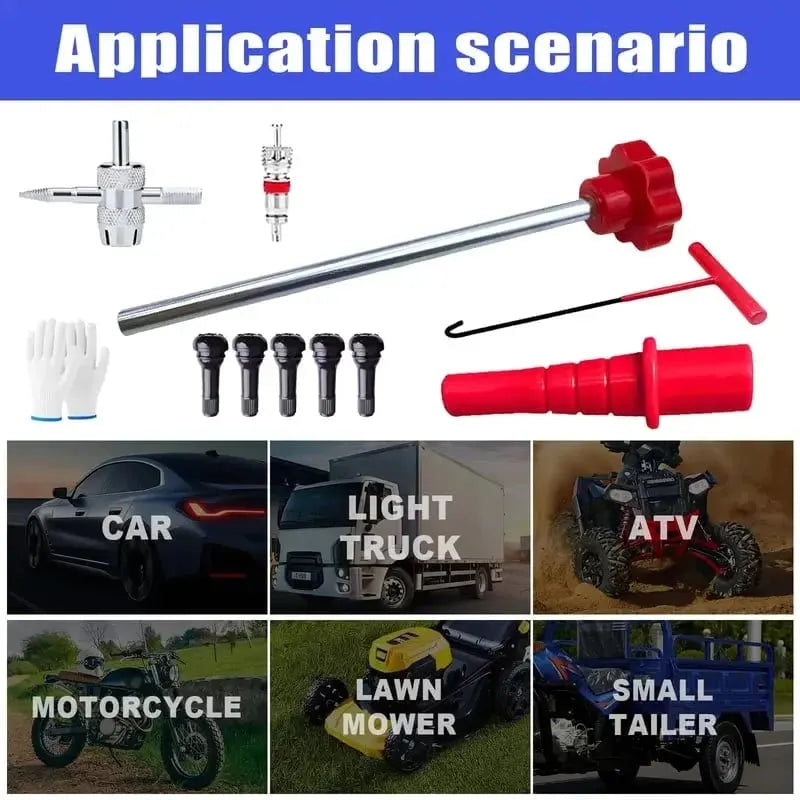 🎉 🚗 Quick Change Tire Valve Tool Kit