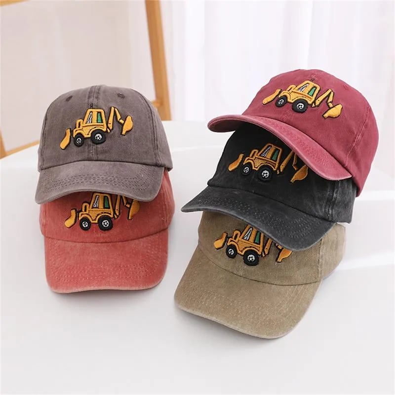 🎉🚜Toddler Excavator Baseball Hat