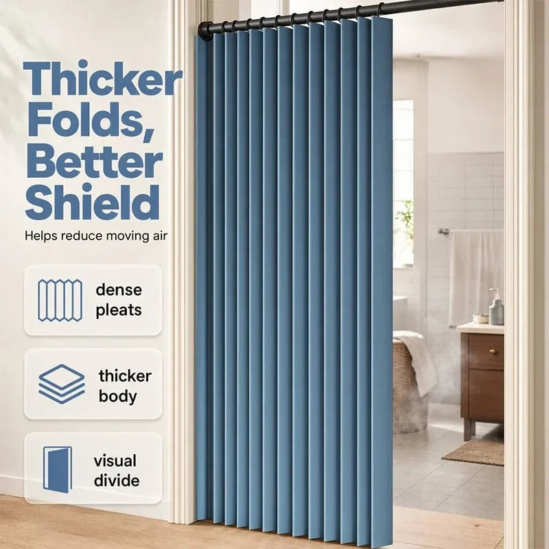 🔥 HOT SALE 🔥⏰🔥LIMITED TIME 49% OFF! ⭐No-Drill Magnetic Accordion Door Curtain