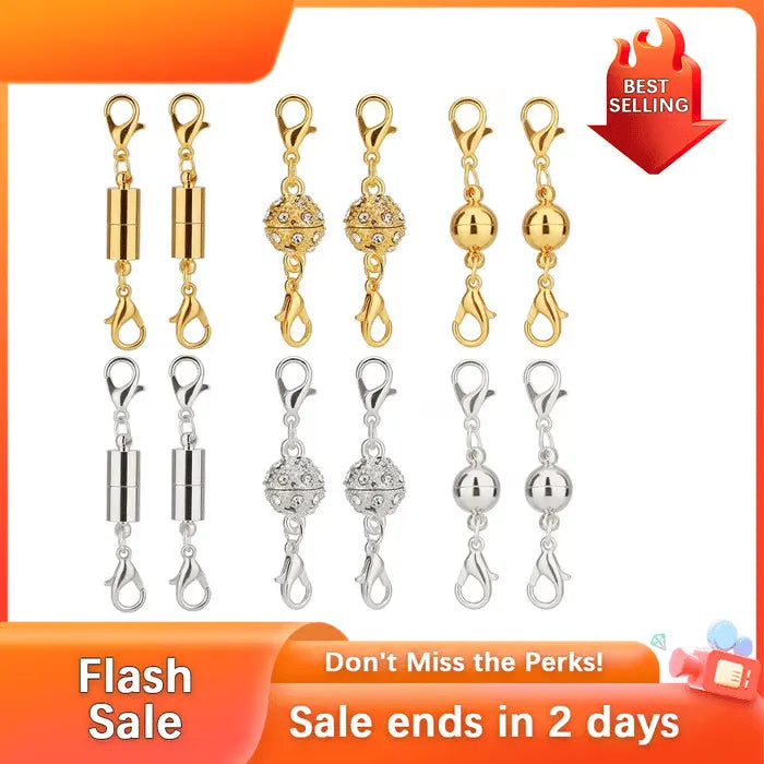 🔥 HOT SALE 🔥🔥Magnetic Necklace Clasps and Closures