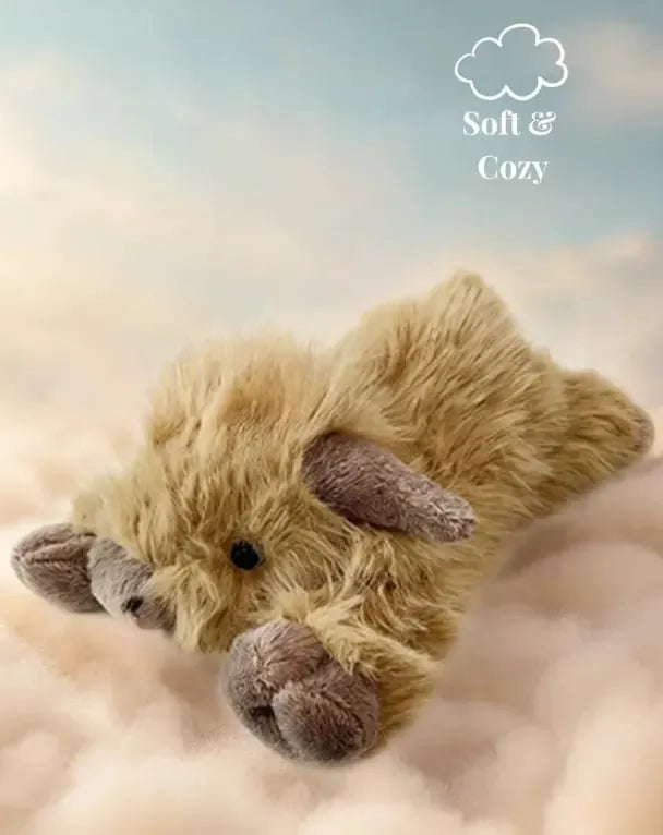 🔥 HOT SALE 🔥🎁🎁Cute Cartoon Highland Cow Cuddly Toy