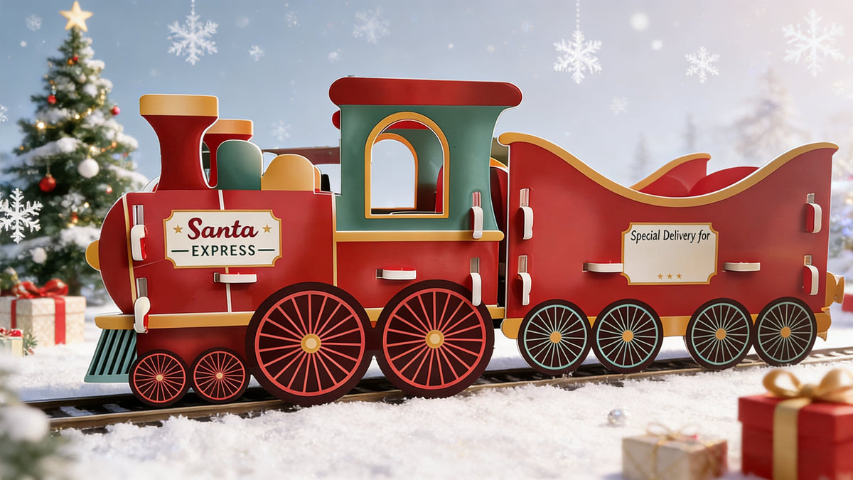 🎉🎁 Santa’s Gift Train — Deliver Holiday Cheer in Style! 🚂🎄