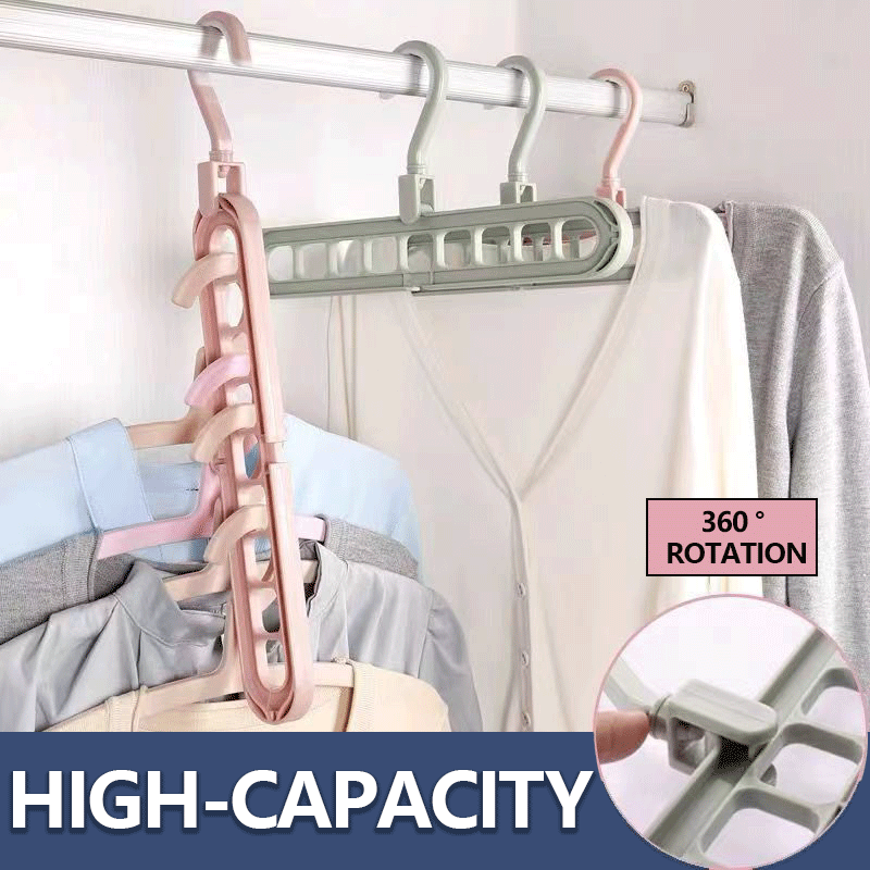New Year Hot Sale -Porous Rotating Magic Clothes Hanger