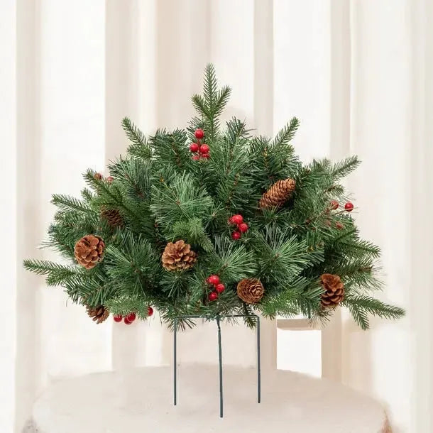 🎉🎄🔥Pre-lit Artificial Christmas Tree Urn Filler💐