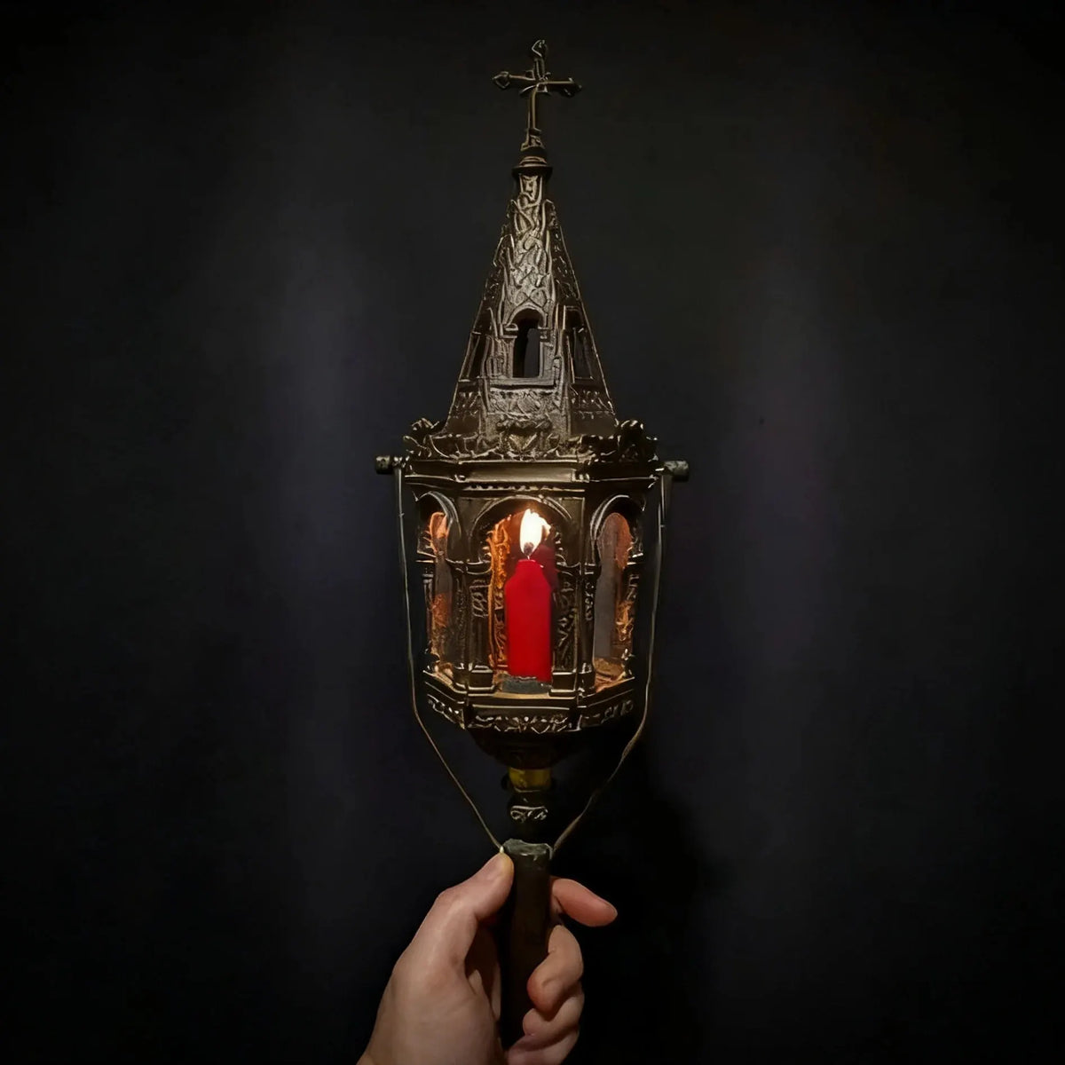 🔥Antique Gothic Candle Holder Lantern – Unique Decor & Gift✨