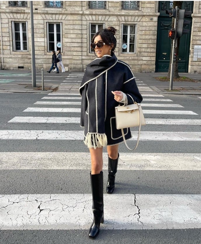 Draped Fringed Woolen Jacket(✨Free Shipping✨)