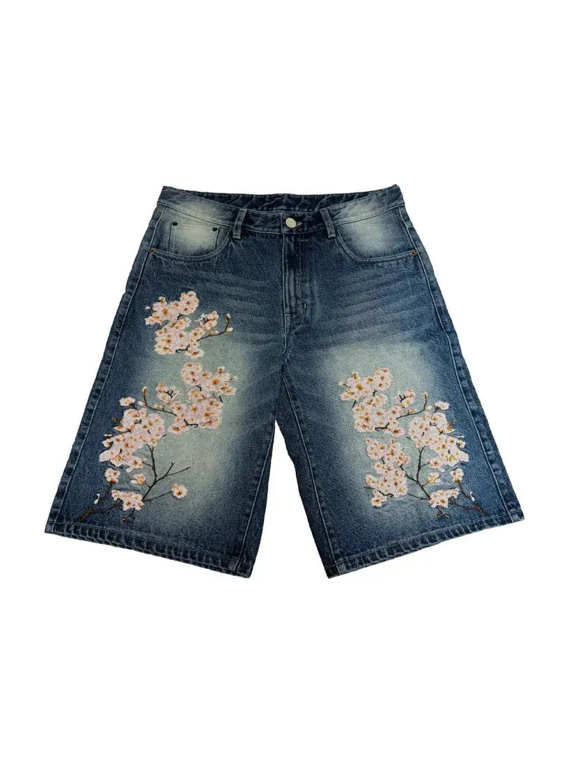 SAKURA DENIM JORTS