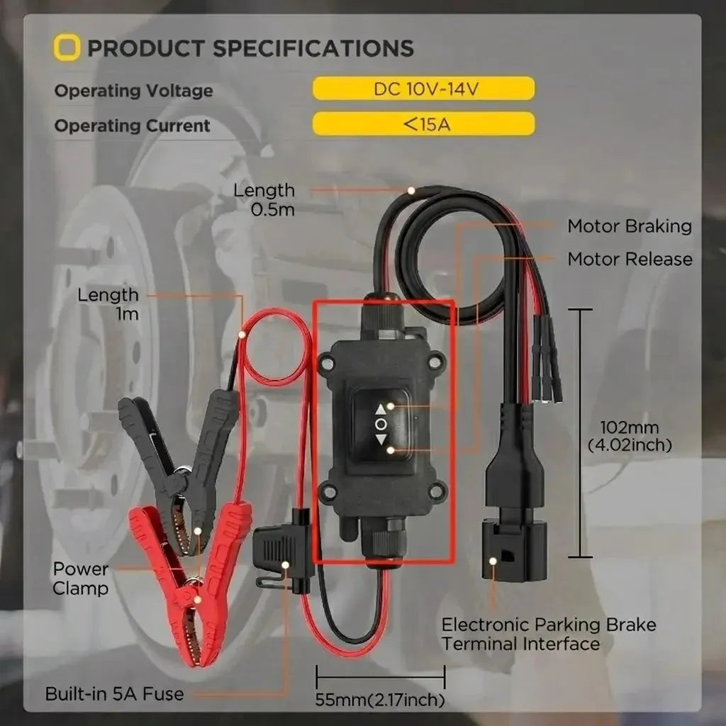 š„HOT SALEš„EPB Emergency Release Tool,Over-Current Protection, Dual-Channel Forward/Reverse Control for Electronic Parking Brake Release and Reset