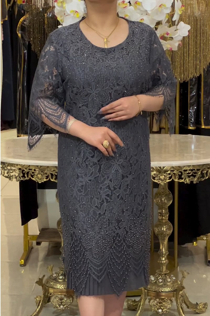 Women's New Style Temperament Hollow Lace Dress