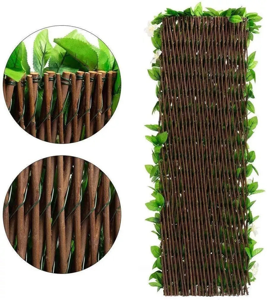 SUMMER PROMOTION-EXPANDABLE FAUX PRIVACY FENCE