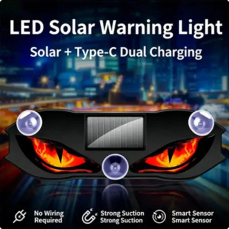 🔥 HOT SALE 🔥🚗🔆 Solar-Powered LED Car Warning Light ! Solar-powered, weatherproof, automatic activation at dark – for more safety on the roadside. 🔥🛡️