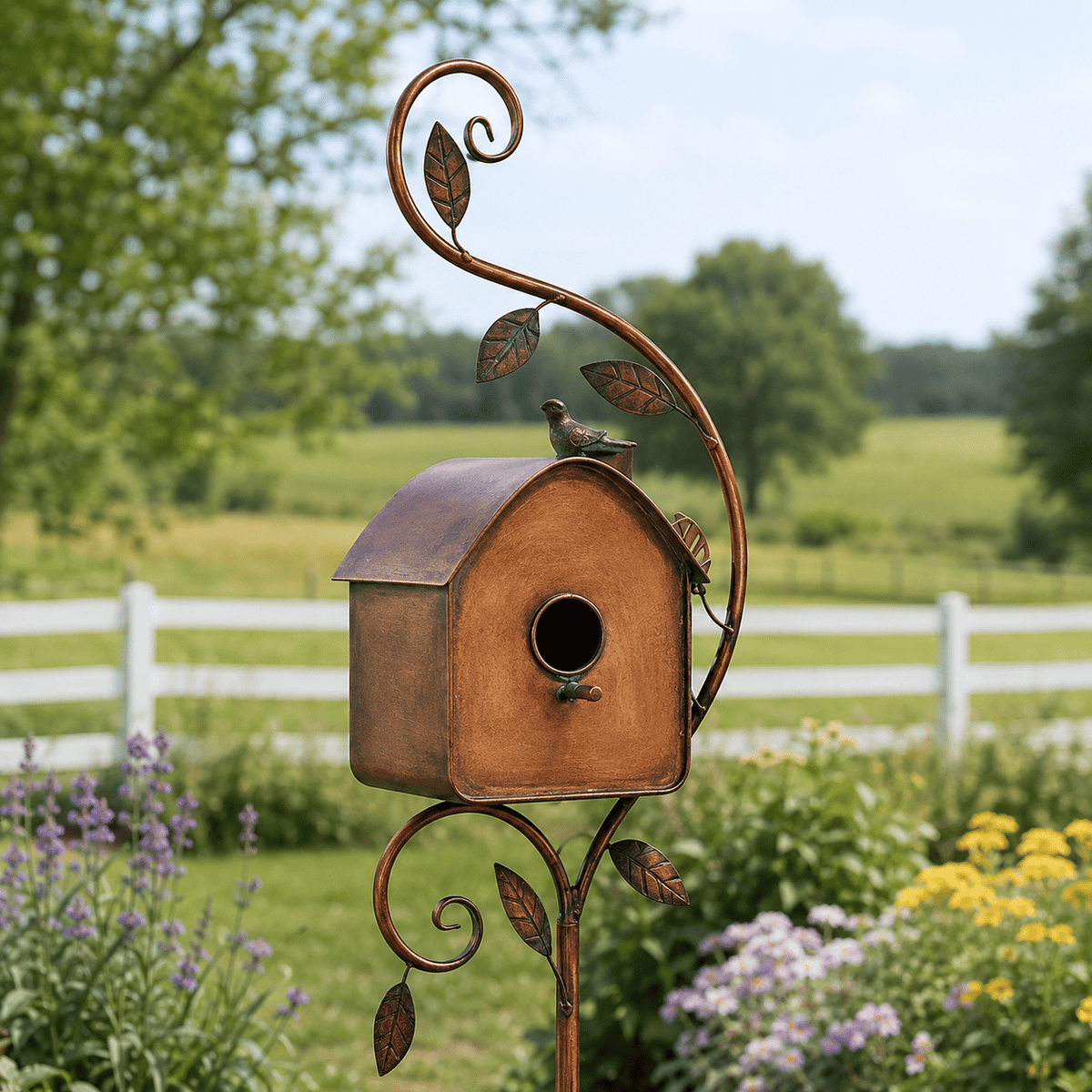 🔥HOT SALE🔥Iron Birdhouse❤🐎 (Handmade by Jordan Maynard®)