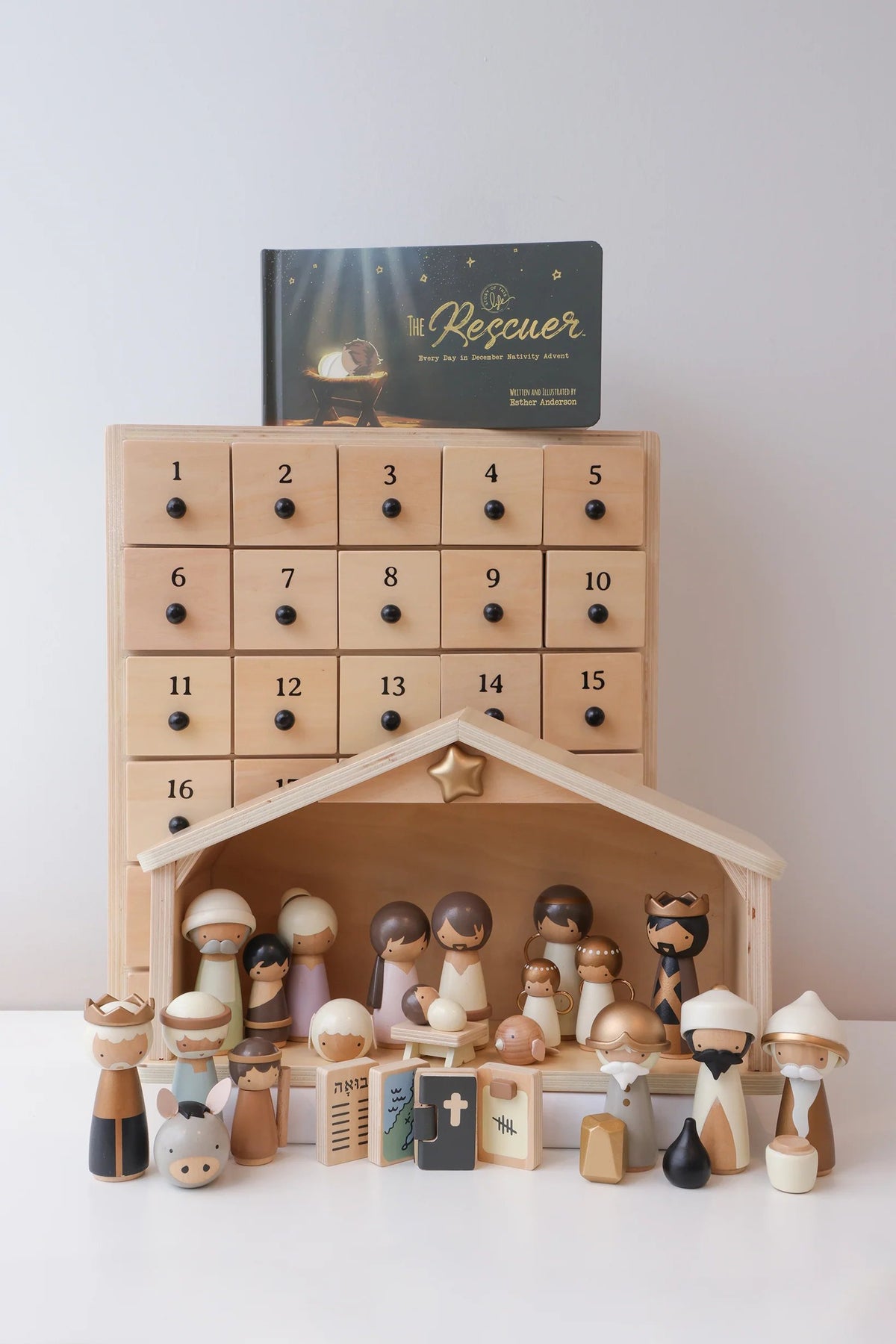 🎉🙏Jesus's Fans Get 49% OFF- ✝️ The Rescuer – Nativity Advent Set