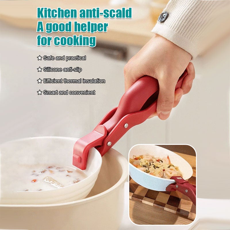 🔥HOT SALE🔥✨Buy 1 Get 1 Free✨Multi-Purpose Anti-Scald Bowl Holder Clip for Kitchen