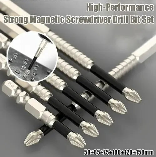 🔥🔨High-Magnetic Screwdriver Drill Bit Set
