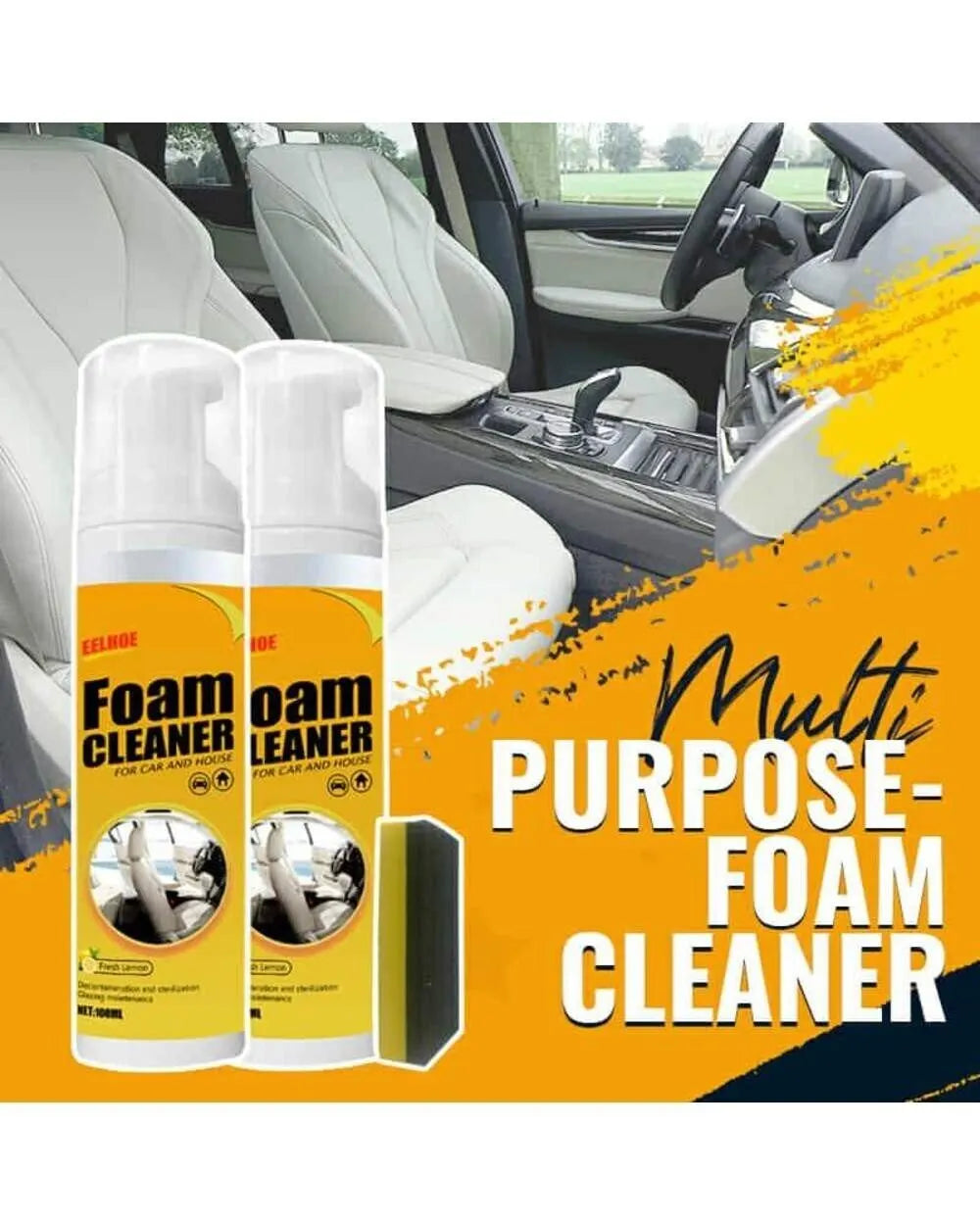 🔥HOT SALE🔥💥Hot Sale-Buy 4 Get 3 Free💥Multi-purpose Foam Cleaner for Car Interiors