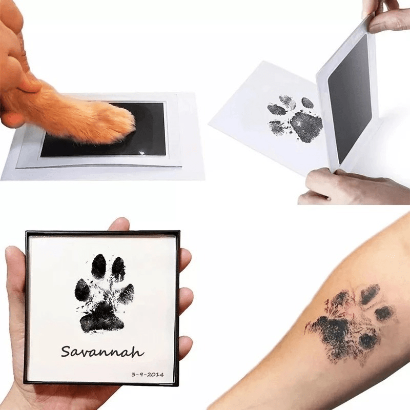 Pet Footprint Rubbing Memorial Album