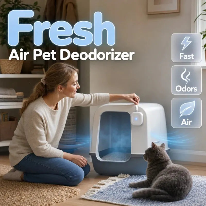 🔥 HOT SALE 🔥Smart Pet Odor Eliminator with Hanging Strap