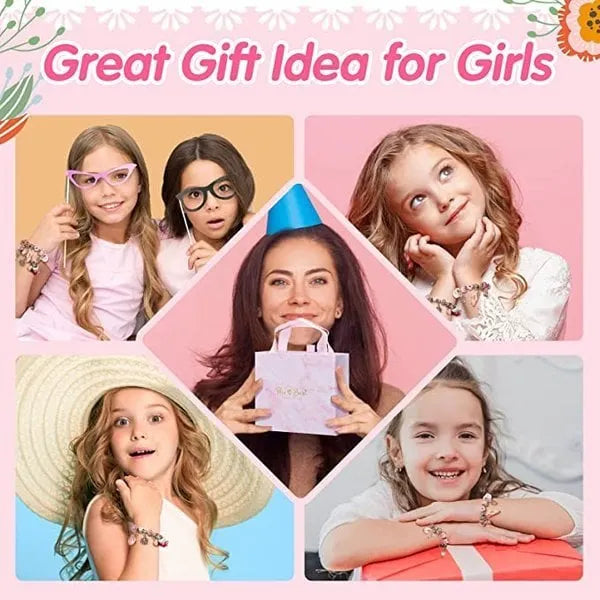 (🔥BEST GIFT TO MY GRANDDAUGHTER🔥) Gift Boxed Charm Bracelet Jewerly Making Kit - 49% OFF ONLY TODAY