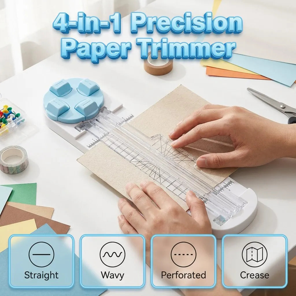 🔥4-in-1 Paper Trimmer and Cutter