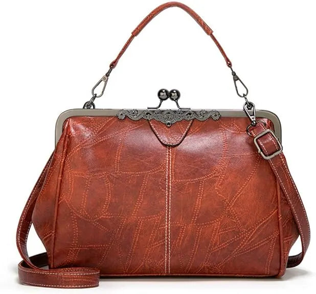 🔥HOT SALE🔥2026 New Kattee Elegant Waterproof Women’s Kiss-Lock Tote Handbag