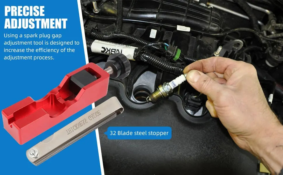 🎉🛠️Spark Plug Gap Tool with Feeler Gauge