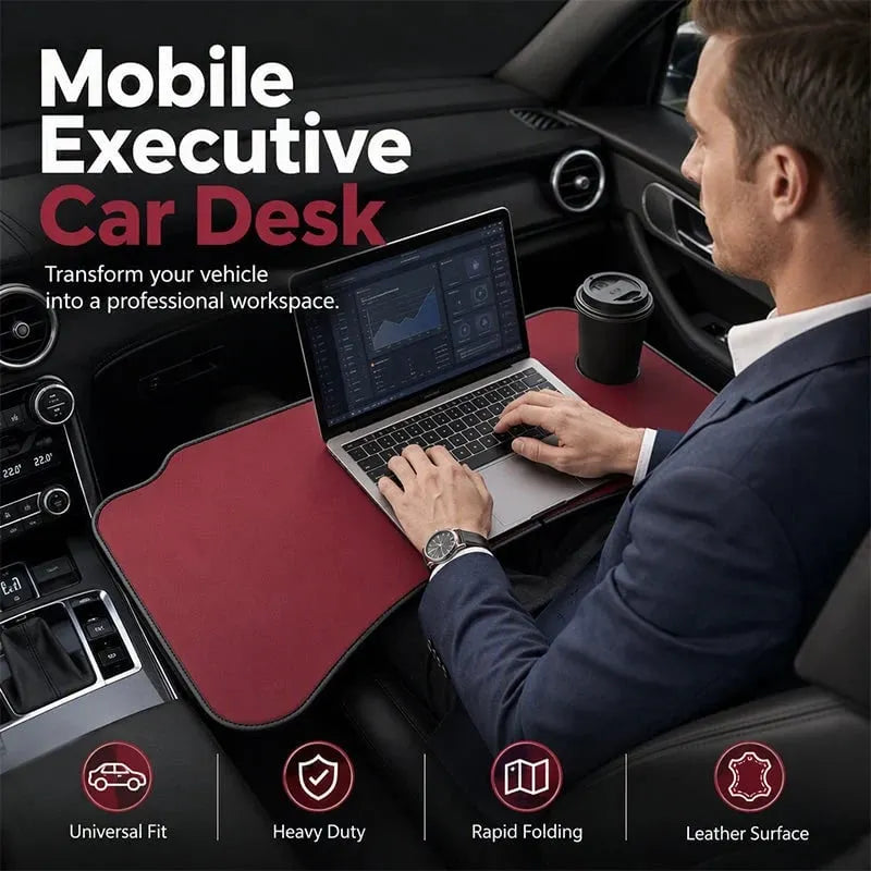 🎉 💥NEW HOT SALE💥Foldable Car Steering Wheel Desk and Dining Tray for Laptop Work
